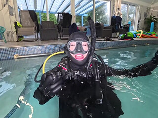 Underwater Domination in Full Scuba Gear