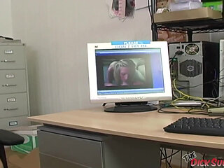 Busted Blowin' at Work!