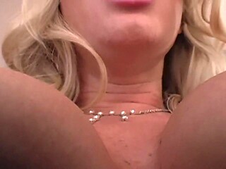 Busty blonde MILF Vicky Vette takes a hard cock
