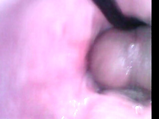 Deep cumshot Inside  Pussy - Internal Cam Creampie in pocket pussy.