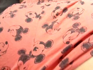 Girl in pajamas twerks on dick in morning