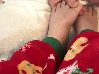 stepdaddy takes off his sweeties toenail polish