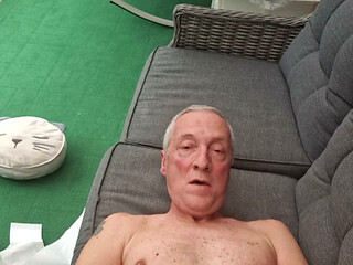 EXHIBITIONIST DADDY ANAL TOY JERKING SEXSHOW CUMSHOT