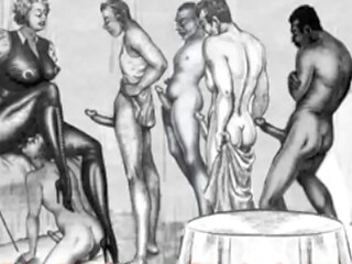 vintage erotic drawings