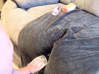 Multiple Masturbation Toys and Multiple Cumshots