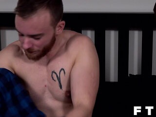 JockPussy - Tyler Tanner tongues wet bonus hole of FTM Luke Hudson