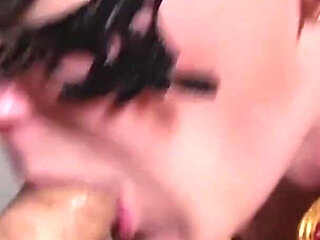 Little Asian Dress Blowjob with Swallow!