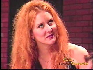 Busty submissive flogged and covered with wax