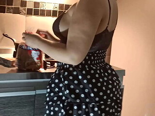 Hot Latina Saracosio Gets Creampie Before Hubby Comes - Anal & Dildo Fun Part 2