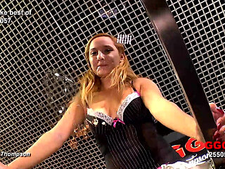 Gangbang Blonde with Multiple Cocks