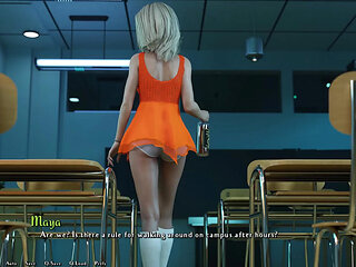 Being a Dik 0.8.1 Part 238 Sex with Maya in the Classroom by Loveskysan69