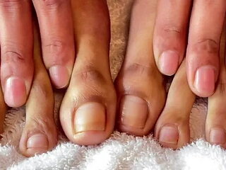 Clear Toe and Finger Nails Fetish