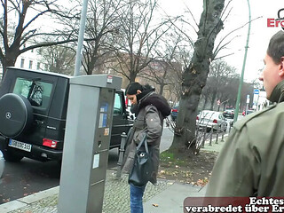 Skinny German Teen Coco Kiss Street Sex Casting