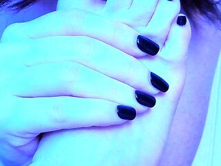 Exotic brunette hardcore foot fetish fuck