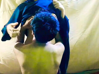 Desi vabi and devar sex, Burkha vabi fucking