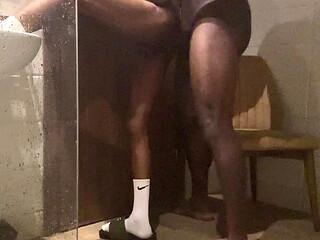 Straight Bouncer at the Club Smashed My Ass
