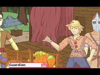 Giant ass pumpkin sex with Loveskysan69real in this wild anime fantasy