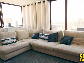 SEAN CODY - Sun-Kissed Hunks Go From Beach To Bed For A Wild Orgy Ending With Multiple Loads On The Cum Dump's Asshole