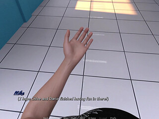Fetish Locator 8 - Kevin Watches and Strokes While Chloe Fucks a Man in Locker Room