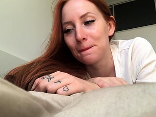 Amateur Redhead Fucked in POV