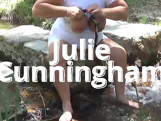 Washing Dirty Tits in a Stream