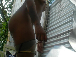 Beautiful Latinas in Outdoor Booth