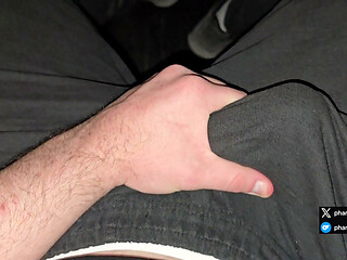 Didn't make it home - Hot guy next door cums fat at the service station