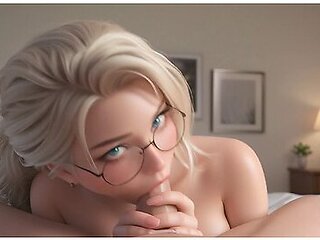Ai Generated - Sexy Platinum Blonde Temptress In The Luxurious Bedroom - Car Toon