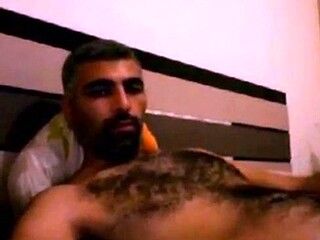 Hairy Horny Daddy Strokes His Big Cock