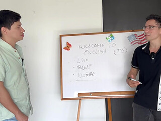 My Student Arrives Late and Confesses That He Likes My Cock, so I Decide to Put It All the Way in His Ass. I'm Heterosexual.