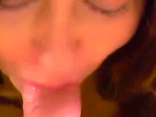 Cum Eating Through a Straw