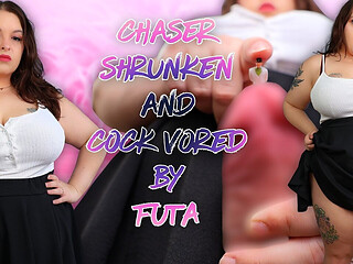 Chaser Shrunken and Cock V*red by Futa