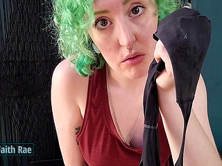 Filth Cleaning Cuck - Part 2 - Preview - NUDE ASSHOLE ASS SPREADING WITH PUSSY PEEK - Filthy Sweat Licking Femdom POV Instructions by Miss Faith Rae with Chastity and Armpit Licking Instructions