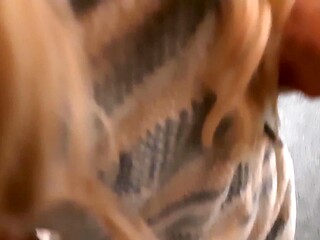 Caught on camera jerking off, then she rides my cock and I cum in her ass