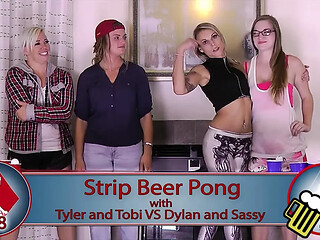 Two former cheerleaders showcase their energetic moves as they seductively