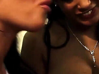 Kerry Louise and India Fox Share a Huge Cock in Naughty Threesome