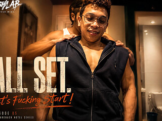 All Set - Lets Fucking Start! Asia Twink Gets Horny in Hotel