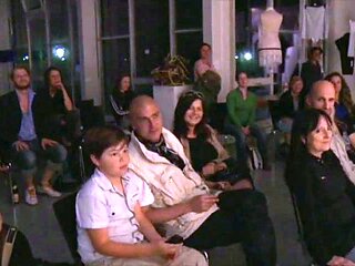 Adriana Cubides naked on stage