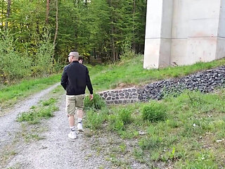 Bareback Fuck Marathon with My Gay Bitch - 6 Loads of Cum Deep in His Ass, Part 5 - Hot Outdoor Fuck Under the Highway Bridge
