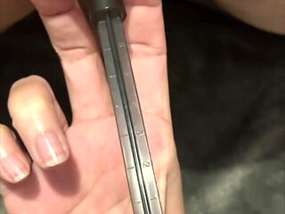 Anal Lube Application with Syringe