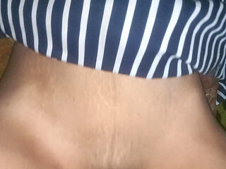 First time I fucked stepsister pussy until came pussy milk