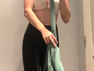 Cumming in the Drive Thru and Changing Room! Brand New Nadia Foxx Lush Adventure!