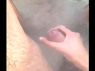 Cuming in the shower