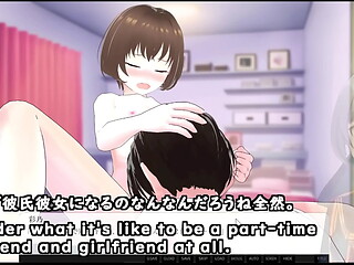 A story of having Love Love Sex while hearing wife'_s past sex stories[trial ver](Machine translated subtitles)played by Silent V Ghost2/2