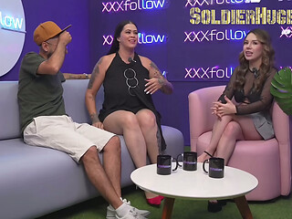 MILF Podcast Assistant Takes Massive Cock On Face