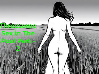 Threesome Sex in the Pool Part - 2 English Audio Sex Story