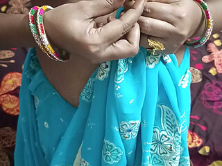 Desi India Aunty Fucking with House Owner for Paying Rent Telugu Audio