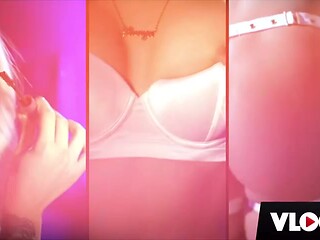 Alex Legend and Avery Black's lingerie clip by VLog XXX