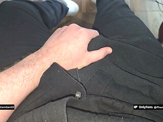 PhantomGentX - Horny German Daddy Dirtytalk in Boss Chair and starts Jerking