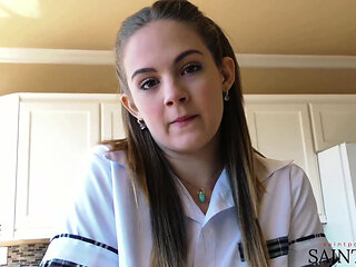 Devon's in Her Uniform, Taking Her Stepdad Deep